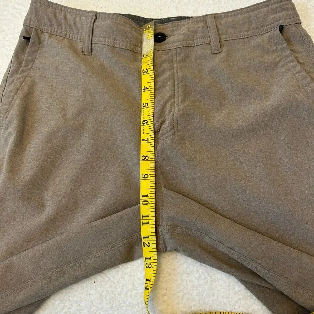 O'Neill Hybrid Shorts Men's Size 30 Tan/Beige Lightweight Pockets